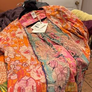 New magnolia Pearl Isabeau reversible kimono.